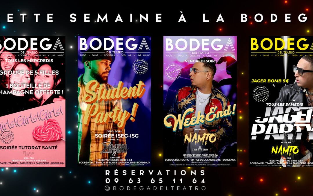 PROGRAMME SEMAINE • by Bodega del Teatro