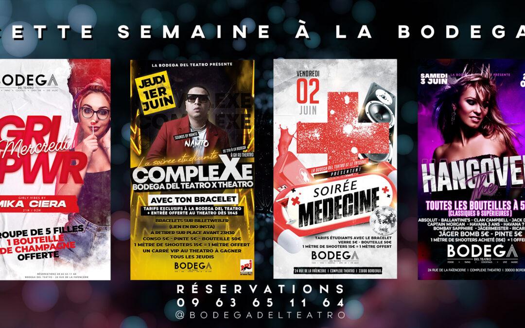 PROGRAMME SEMAINE • by Bodega del Teatro